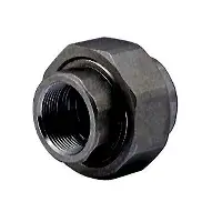 union 3000lb black steel screwed pipe fitting NPT